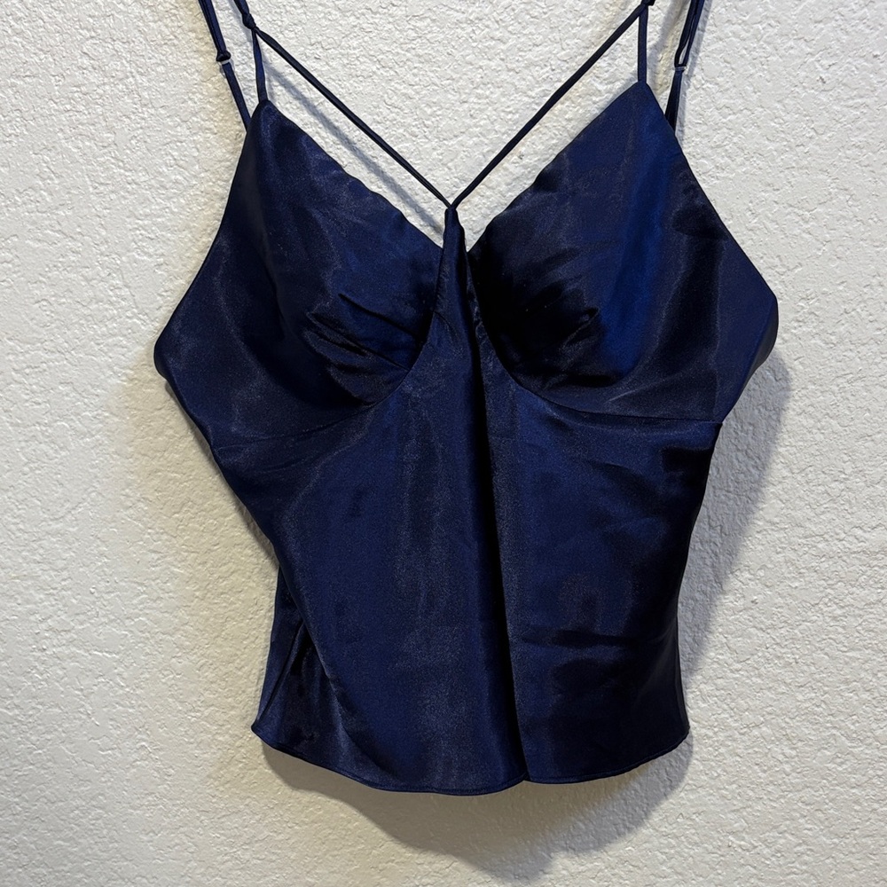 Frederick's of Hollywood Midnight Blue Camisole